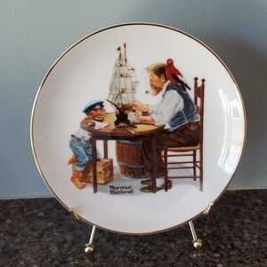 Norman Rockwell plate, excellent condition